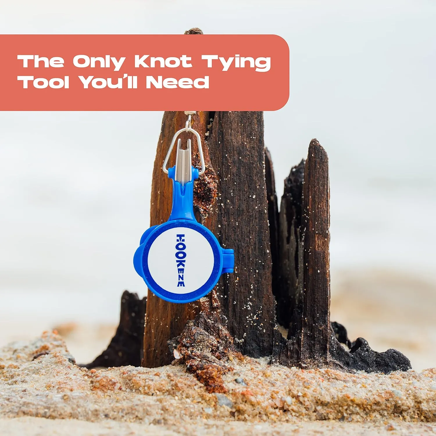 HookEze Fishing Nail Knot Tying Tool | Pack of 2 | Orange