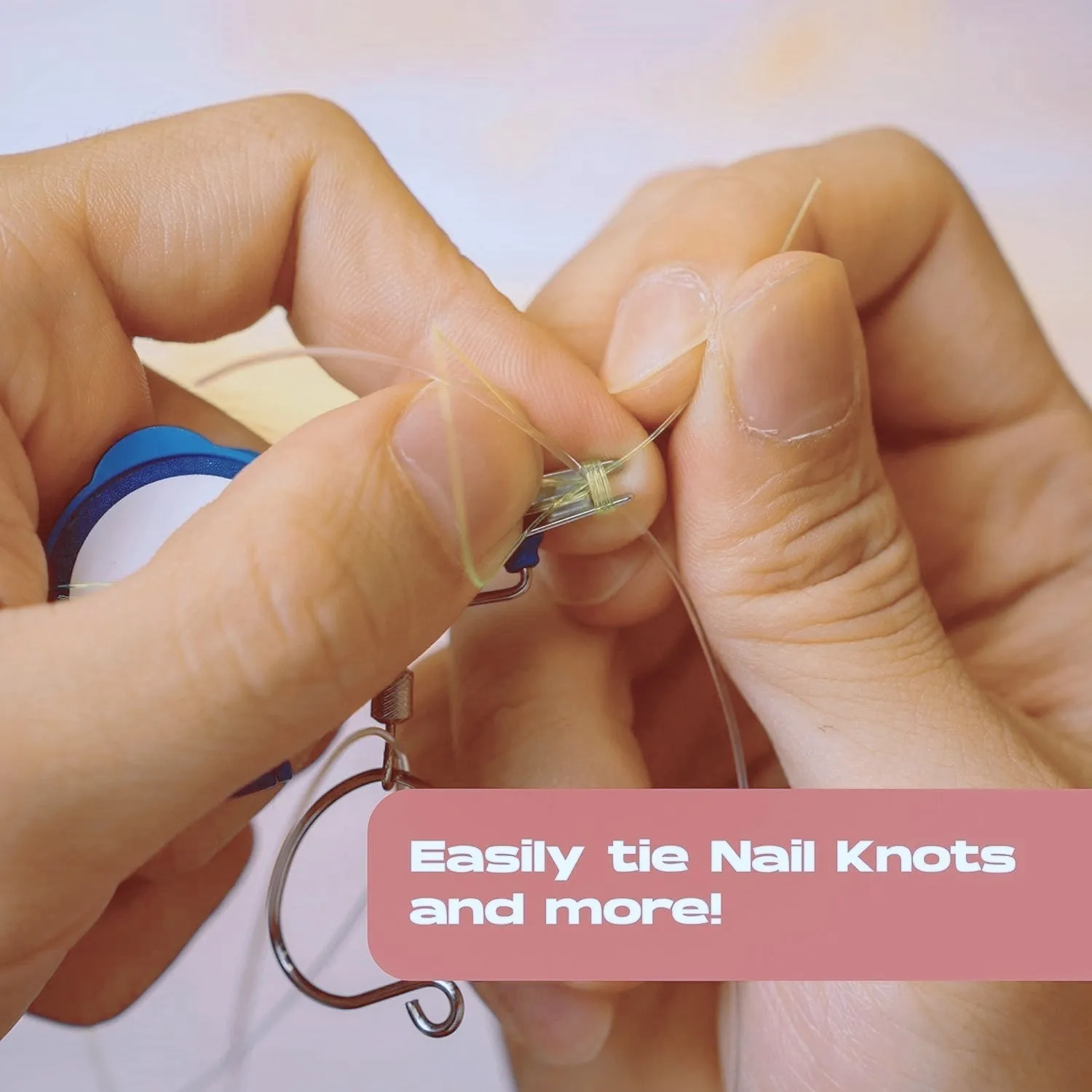 HookEze Fishing Nail Knot Tying Tool | Pack of 2 | Green