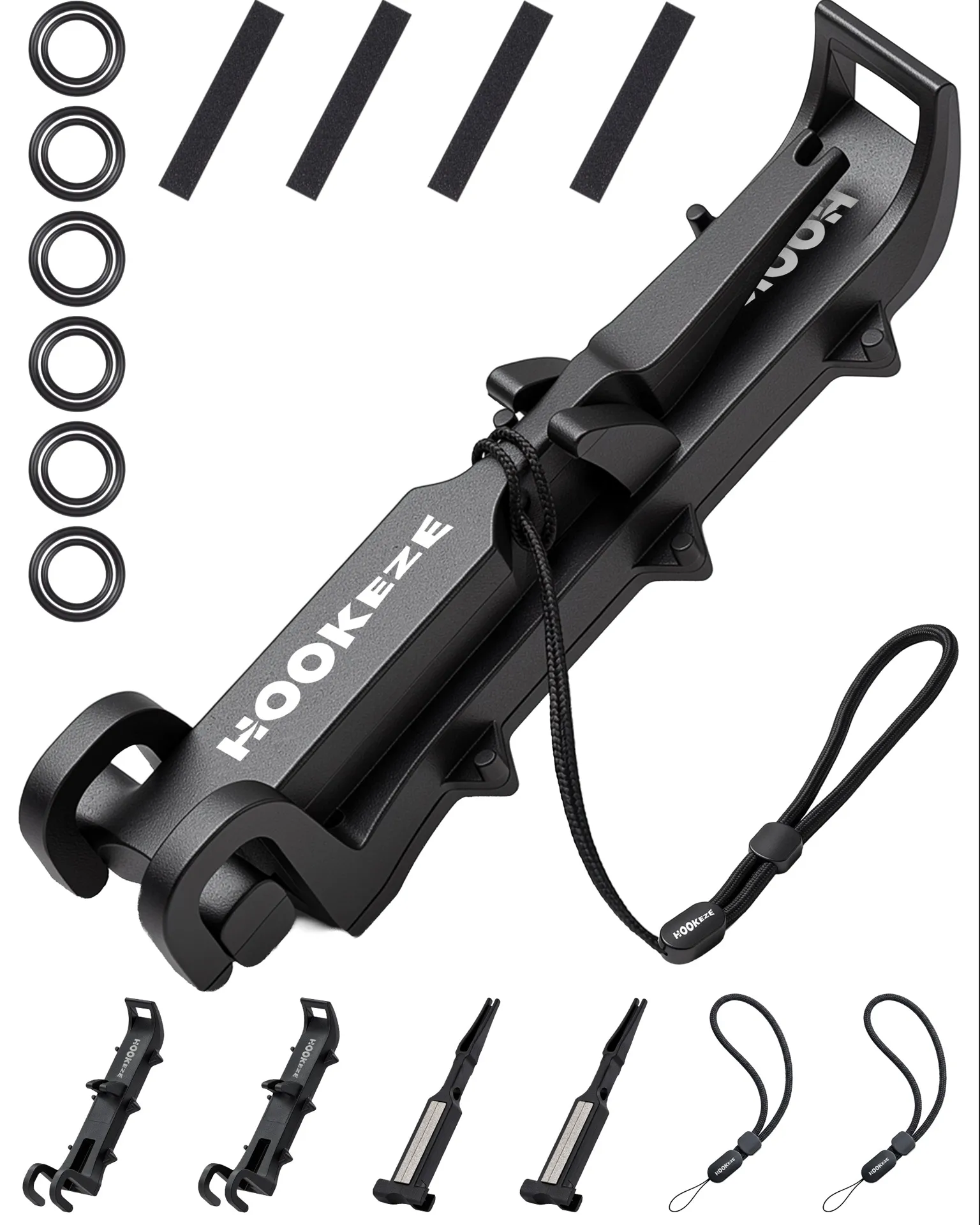HookEze Wearable Fishing Rod Holder with Hook Clip