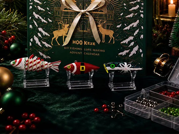 HookEze DIY Fishing Lure Making Advent Calendar | Make & Design Kit