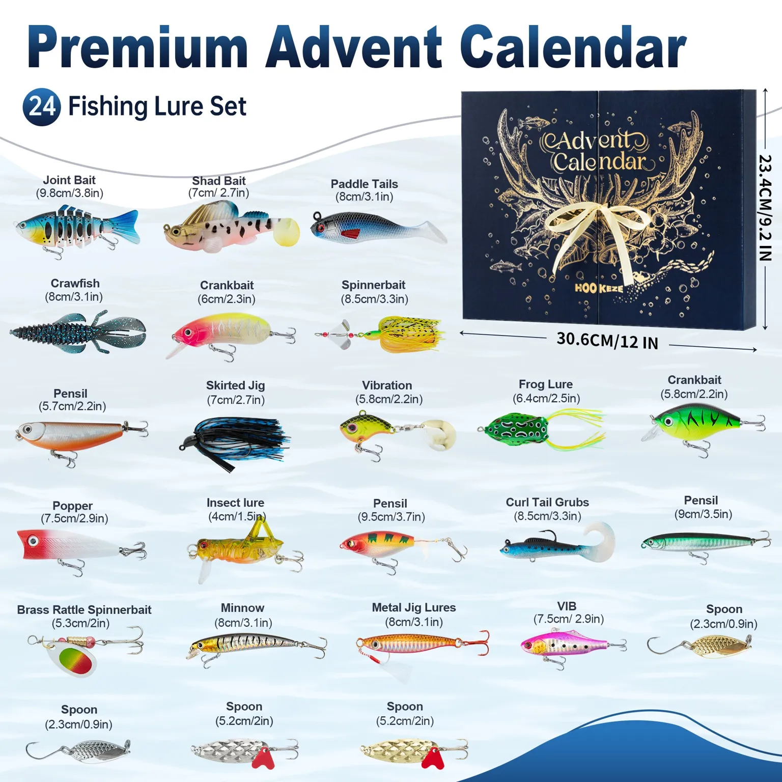 HookEze Fishing Advent Calendars | 24 Days of Fishing Gifts